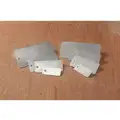 See All Industries Aluminum, Blank Tags; 1-3/8" H x 2-3/4" W
