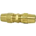 DOT Approved Air Brake Fitting Union, Brass, 1/4" x 7/17"-24