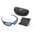 Revision Military Anti-Fog, Scratch-Resistant Ballistic Safety Glasses , Blue Mirror Lens Color