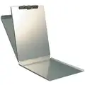 Saunders Silver Aluminum Storage Clipboard, Legal File Size, 8-1/2" W x 15" H, 3/8" Clip Capacity, 1 EA