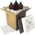 Kraft Hazardous Material Shipping Kit, 10-5/8"D x 10-5/8"W x 10-5/8" L , Holds :(4) 16 oz. Bottles