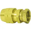 DOT Approved Air Brake Female Swivel Connector, Brass, 1/2" x 7/8"-20