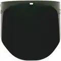 3M Replacement Faceshield Window: Green, Uncoated, Polycarbonate, 9 in Visor Ht, 14 1/2 in Visor Wd