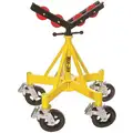 Sumner Roller V-Head Pipe Stand, 36" Pipe Capacity, 36-1/2" Overall Height, 2500 lb. Load Capacity
