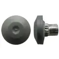 Gray Encapsulated 1/4-20 X 7/16 T-Nut Poly-Seal Rib Gr 5.1