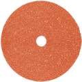 3M Cubitron Ii 4-1/2" Coated Fiber Disc, 7/8" Mounting Hole Size, Extra Coarse, 36 Grit Ceramic, 25 PK