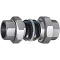 2" Pipe Size Threaded Union EPDM Expansion Joint, -50 to 194&deg;F Temp. Range