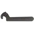 Adjustable Hook Spanner Wrench,  Side,  Alloy Steel,  Black Oxide,  Hook Thickness 15/32 in