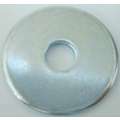 Fender Washer, 3/8" x 1-5/8", Low Carbon Steel, Zinc Plated, 50 PK