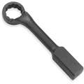 Striking Wrench, Alloy Steel, Black Oxide, Head Size 3", Overall Length 16", 45 &deg;