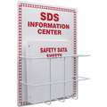 SDS Information Center Kit, English, Includes Backboard, Rack, 1-1/2" Dia. Binder