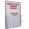Safety Data Sheets Center Kit, English, Includes Backboard, Rack, Binder, Safety Da Sheets Center