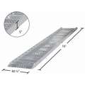 Heavy Duty Ramps Non-Skid, Aluminum Walk Ramp with Apron End; 1500 lb. Load Capacity, 16 ft. L x 40-1/2" W