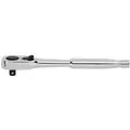 Stanley 8" Steel Quick Release Ratchet with 3/8" Drive Size and Chrome Finish