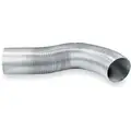 Westaflex Noninsulated Flexible Duct, 4" Flexible Duct Inside Dia., 1/8" Flexible Duct Wall Thickness