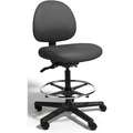 Cramer Black Polyurethane Intensive 24/7 Task Chair 15" Back Height, Arm Style: No Arm