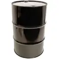 Transport Drum: 55 gal Capacity, 1A1/X1.8/300 UN Rating Liquid, 34 3/4 in Overall Ht, Black, Lined
