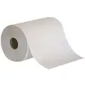 Tough Guy Paper Towel Roll, Hardwound, White, 350 ft. Roll Length, PK 12