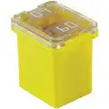 60A Time Delay, Nonindicating Plastic Fuse with 32VDC Voltage Rating; FMX Series, Yellow