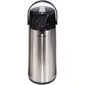Crestware Leaver Airpot: 2.2L, Stainless Steel, Brushed Stainless