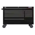 Proto Heavy Duty Rolling Tool Cabinet with 13 Drawers; 22-3/8" D x 38-1/2" H x 55" W, Black