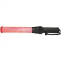 LED Safety Flare, Red, Operating Life 90 hr. Steady, Number of LEDs 7, 15-1/2" Length
