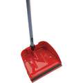 Tough Guy Plastic Long Handled Dust Pan, Overall Length 10", Overall Width 9-1/2"