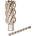 Jancy Slugger 1/2" X 2" High Speed Steel, Uncoated Annular Cutter with Pilot, Weldon Drive, 3/4" Shank Dia.