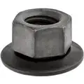 1/4"-20 Hex Nut with Free Spinning Washer; 7/8" dia., 7/16" Hex Size
