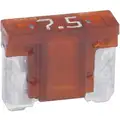 7-1/2A Fast Acting, Nonindicating Plastic Fuse with 32VDC Voltage Rating; ATM-LP Series, Brown