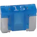 15A Fast Acting, Nonindicating Plastic Fuse with 32VDC Voltage Rating; ATM-LP Series, Blue