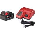 M18 REDLITHIUM XC Battery and Charger Kit, 18.0 Voltage, Li-Ion