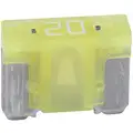 20A Fast Acting, Nonindicating Plastic Fuse with 32VDC Voltage Rating; ATM-LP Series, Yellow