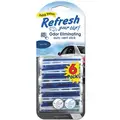 New Car/Cool Breeze Scented Air Freshener Stick, Blue/White, 6 PK