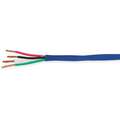 Carol Unshielded Power Limited Cable, 100 ft. Length, Blue Jacket Color, Conductors: 4 (0 Pair)