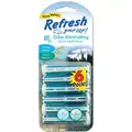 Refresh Summer Breeze/Alpine Meadow Scented Air Freshener Stick, Blue/Green, 6 PK