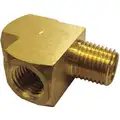 Extruded Street Tee: Brass, 3/8 in x 3/8 in x 3/8 in Fitting Pipe Size, Class 150, 10 PK