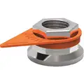 Checkpoint Loose Wheel Nut Indicator: 72 mm Overall Lg, Plastic, Orange, 329&deg;F Max. Temp.