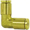 Union Elbow, Push-To-Connect Fitting, Brass, 1/8"