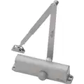 Yale YDC200 Series, Heavy Duty, Non Hold Open Door Closer; 2-5/8" Wall Projection, Silver