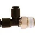 Composite Non DOT Male Run Tee, Push-To-Connect Air Brake Fitting, 1/8" x 1/8"