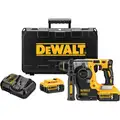 Dewalt DCH273P2 Cordless Rotary Hammer Kit, 20.0 Voltage, 0 to 4600 Blows per Minute, Battery Included