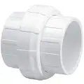 Union: 3/4 in x 3/4 in Fitting Pipe Size, Schedule 40, Female Socket x Female Socket, 480 psi, White