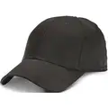 Uniform Hat, Ball Cap, Black, Size Universal, 5.78 oz Poly/Cotton Twill Fabric