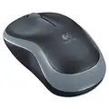 Logitech Mouse: Wireless, Optical, 3 Buttons, Black, Nano Receiver