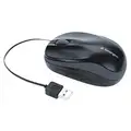 Logitech Mouse: Corded, Optical, 3 Buttons, Black, USB