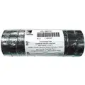 Power First Vinyl Electrical Tape, Rubber Tape Adhesive, 7.00 mil Thick, 3/4" X 60 ft., Black, 10 PK
