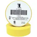 Power First Vinyl Electrical Tape, Rubber Tape Adhesive, 7.00 mil Thick, 3/4" X 60 ft., Yellow, 1 EA