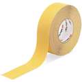 Solid Yellow Anti-Slip Tape, 1" x 60.0 ft., 60 Grit Aluminum Oxide, Rubber Adhesive, 1 EA