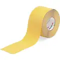 Solid Yellow Anti-Slip Tape, 4" x 60.0 ft., 60 Grit Aluminum Oxide, Rubber Adhesive, 1 EA